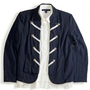 Tommy Hilfiger Black and White Military Jacket